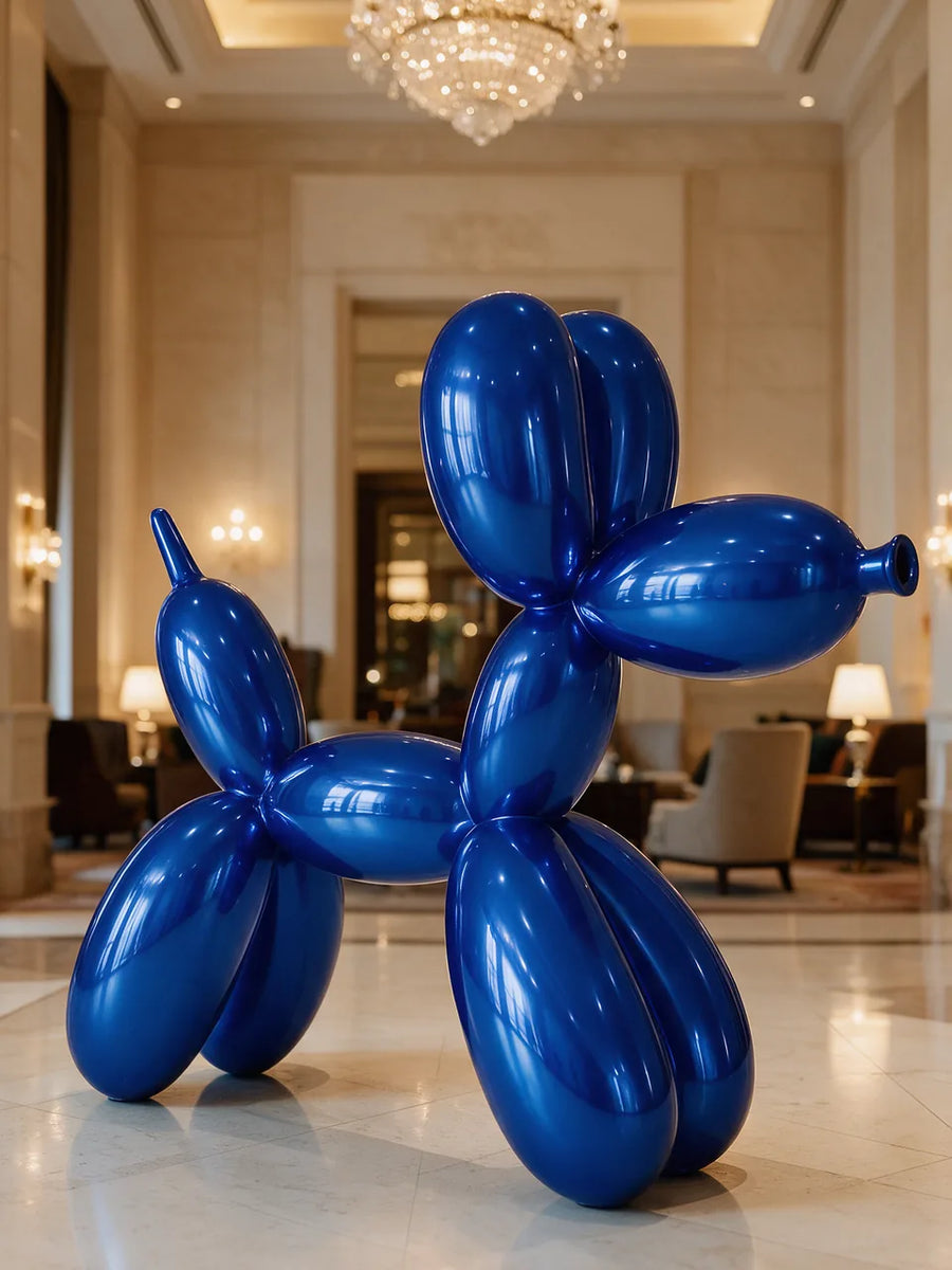 Balloon Dog 180 cm: Dans un hôtel