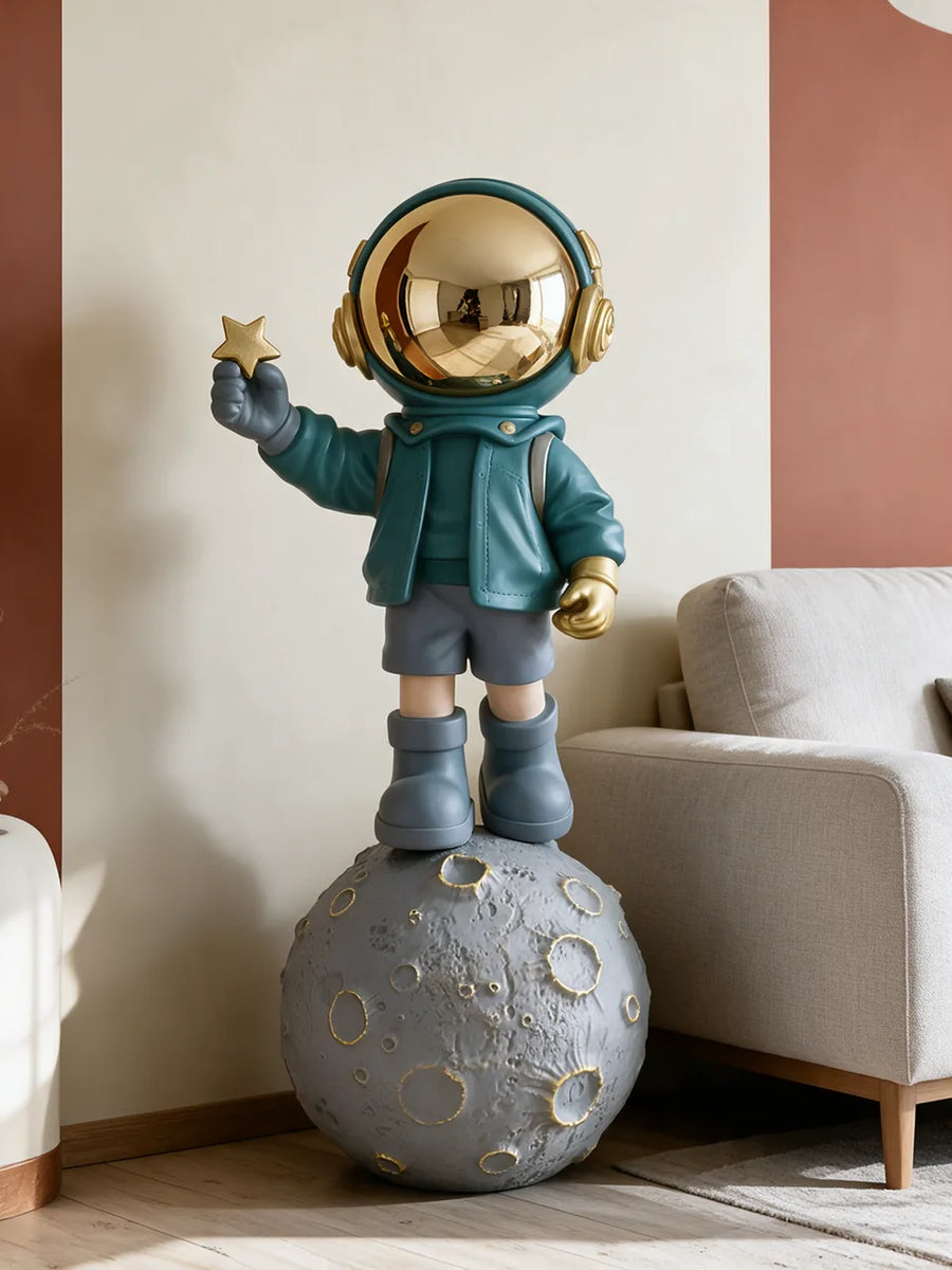 Moon Beats Astronaut: Living room
