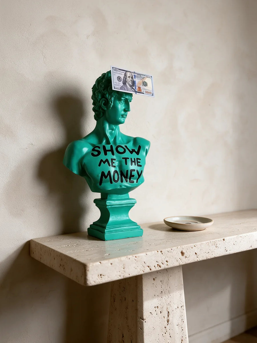 Banknote David: Im Eingangsbereich