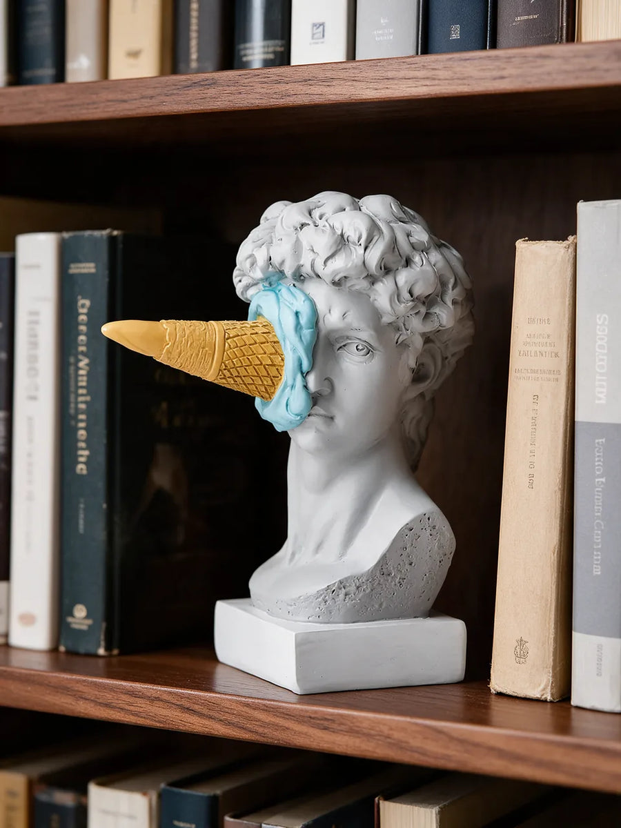 David Ice Cream: На книжном шкафу