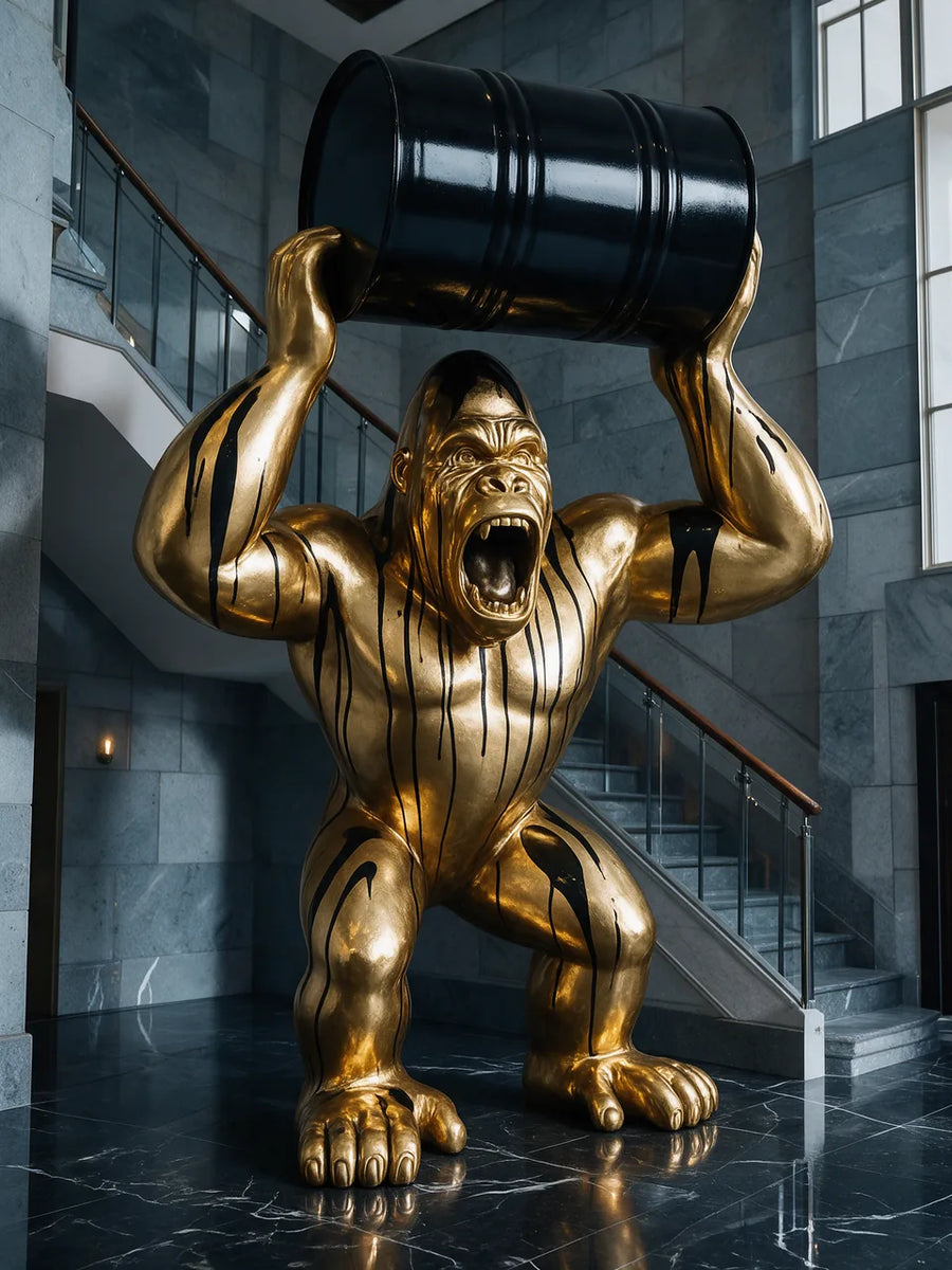 Giant Gorilla: 玄関に