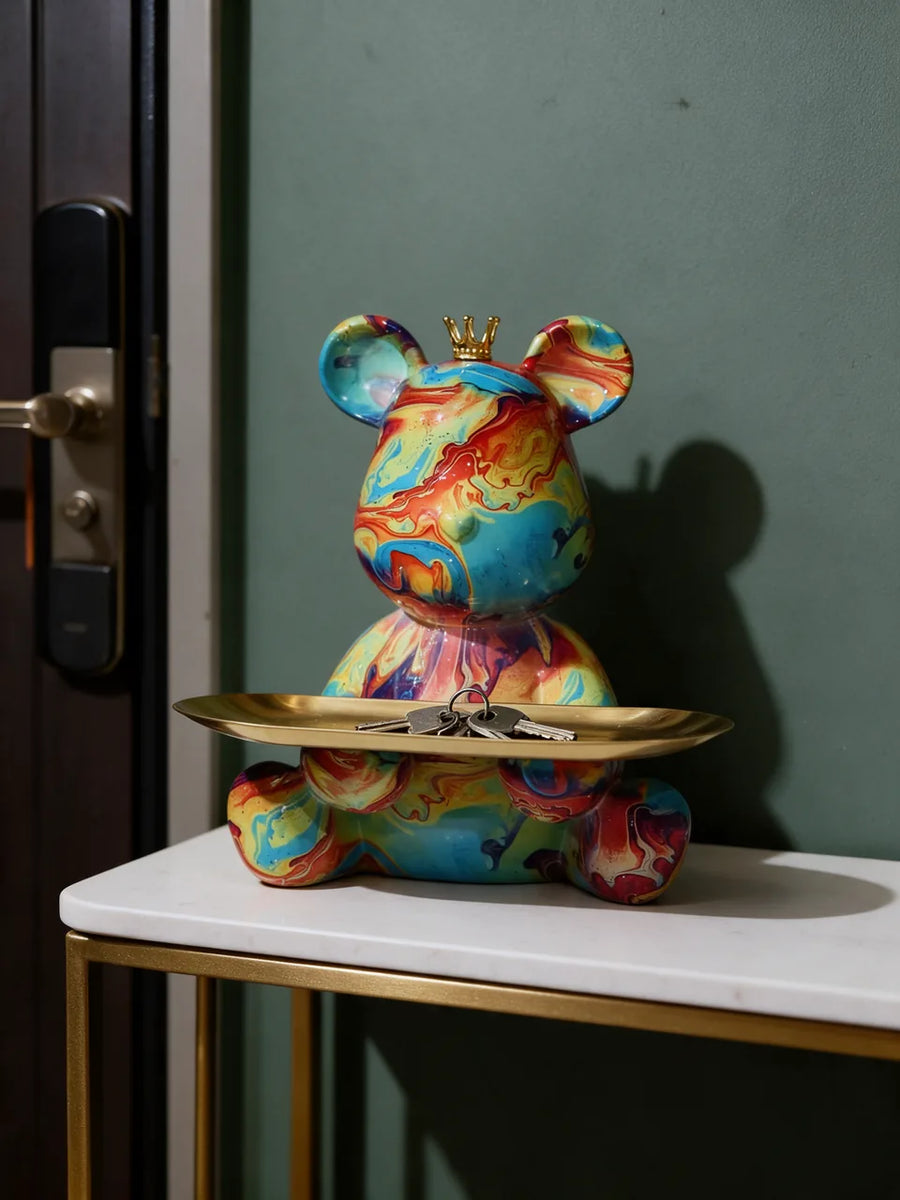 Mini Graffiti Bear: Dans l’entrée