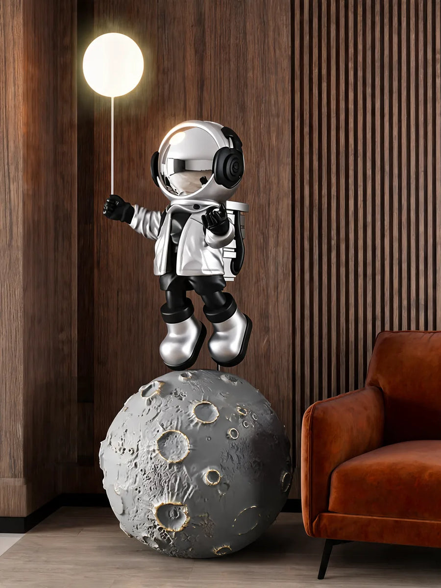 Glow Moonwalk Astronaut: Dans le salon