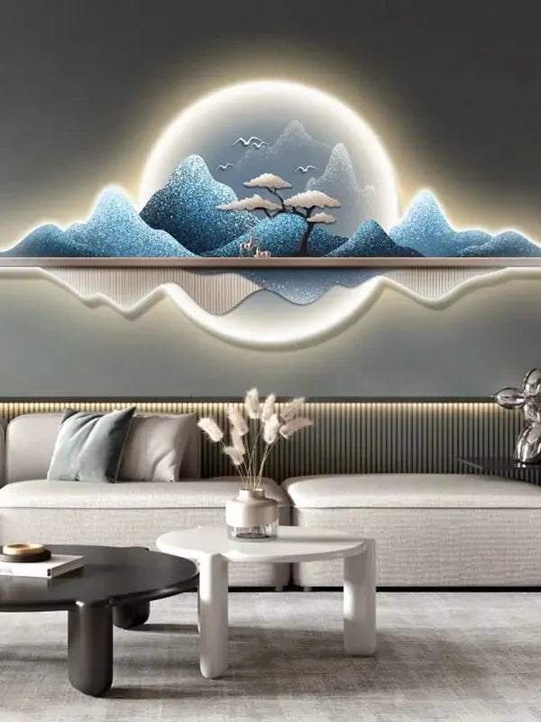 Majestic Peaks: Living room