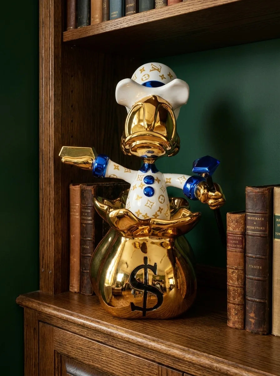 Billionaire Scrooge: In der Bibliothek