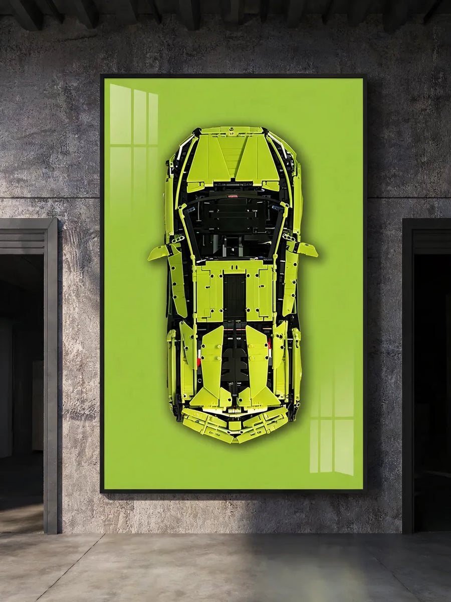 Lambo Supercar: ガレージに