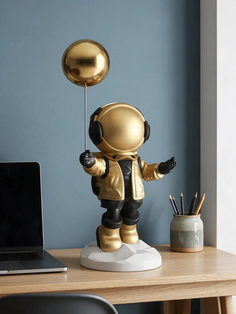 Saluting Astronaut: Desk