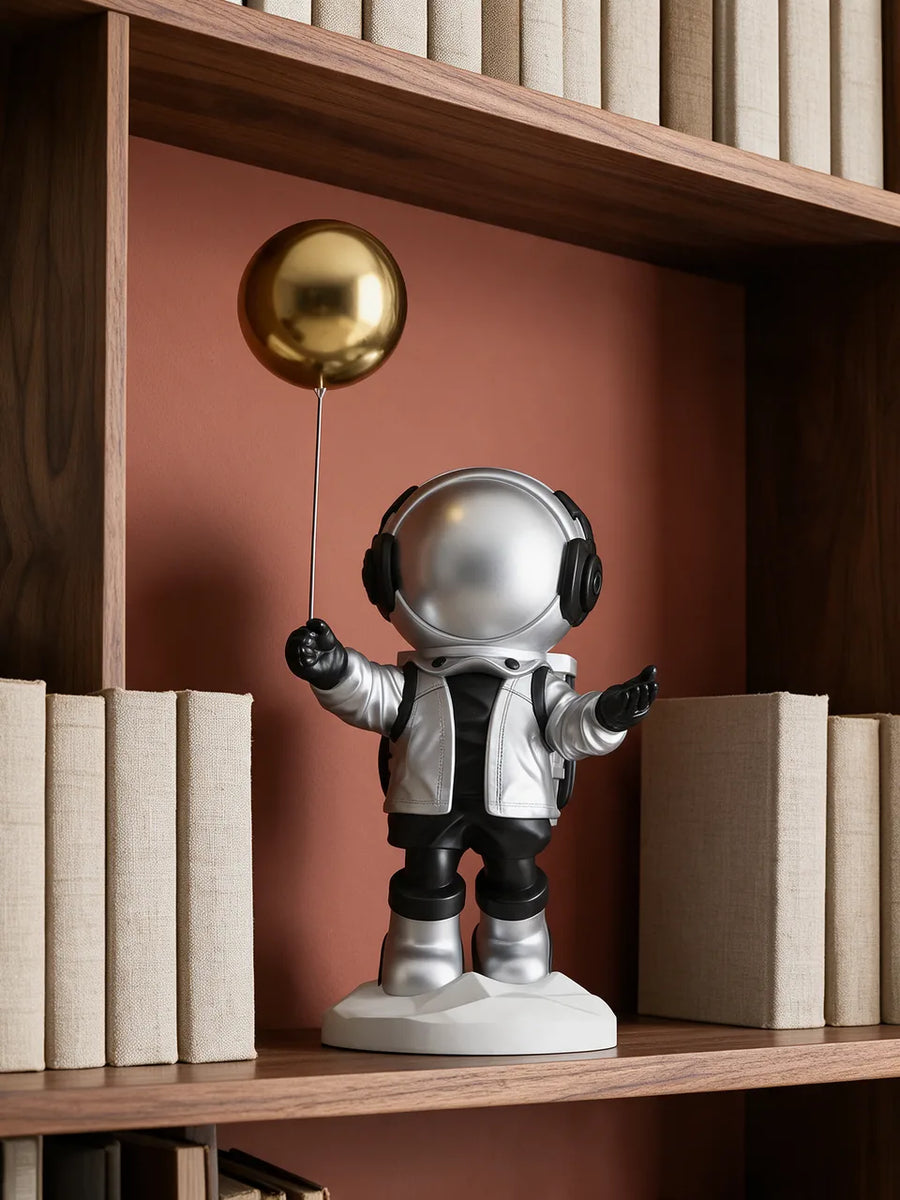 Saluting Astronaut: Bookcase