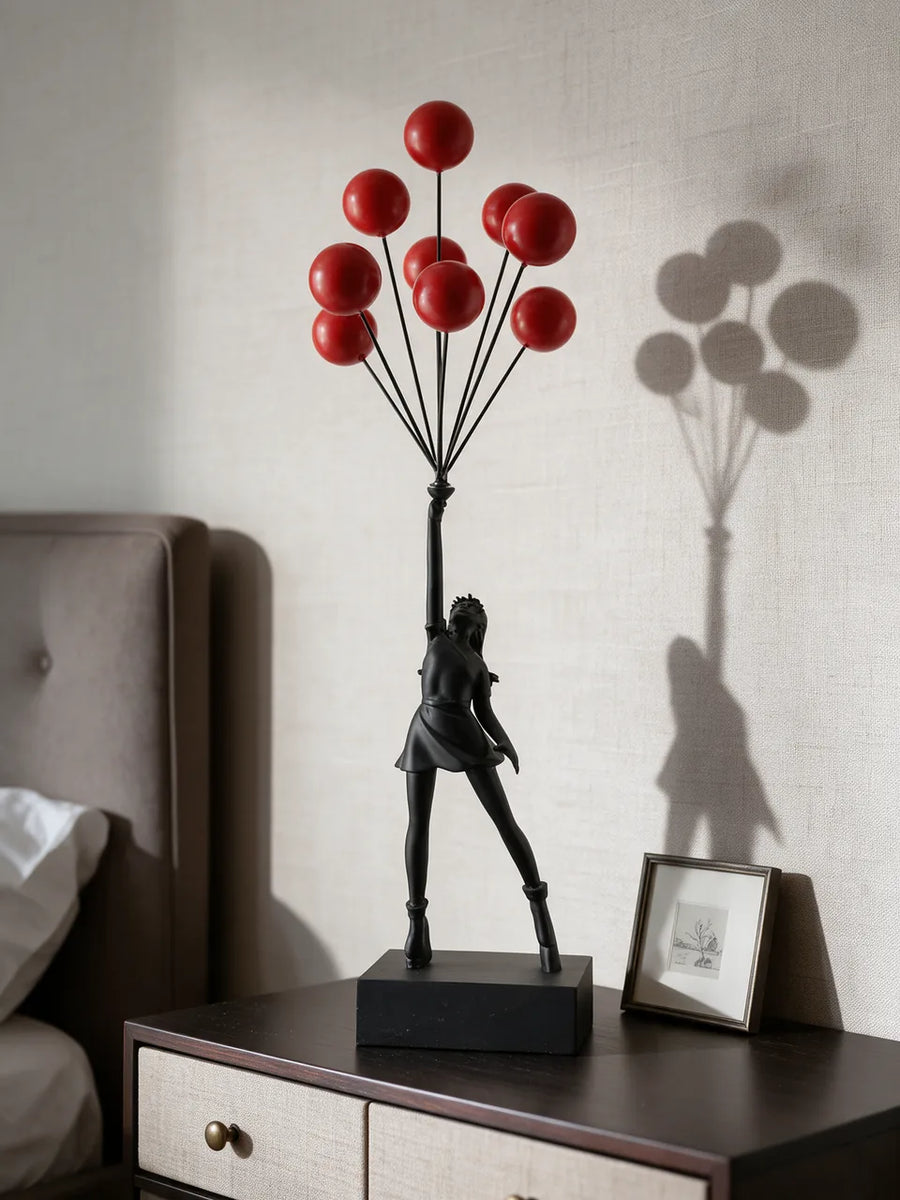 Banksy Balloon Girl: Im Schlafzimmer