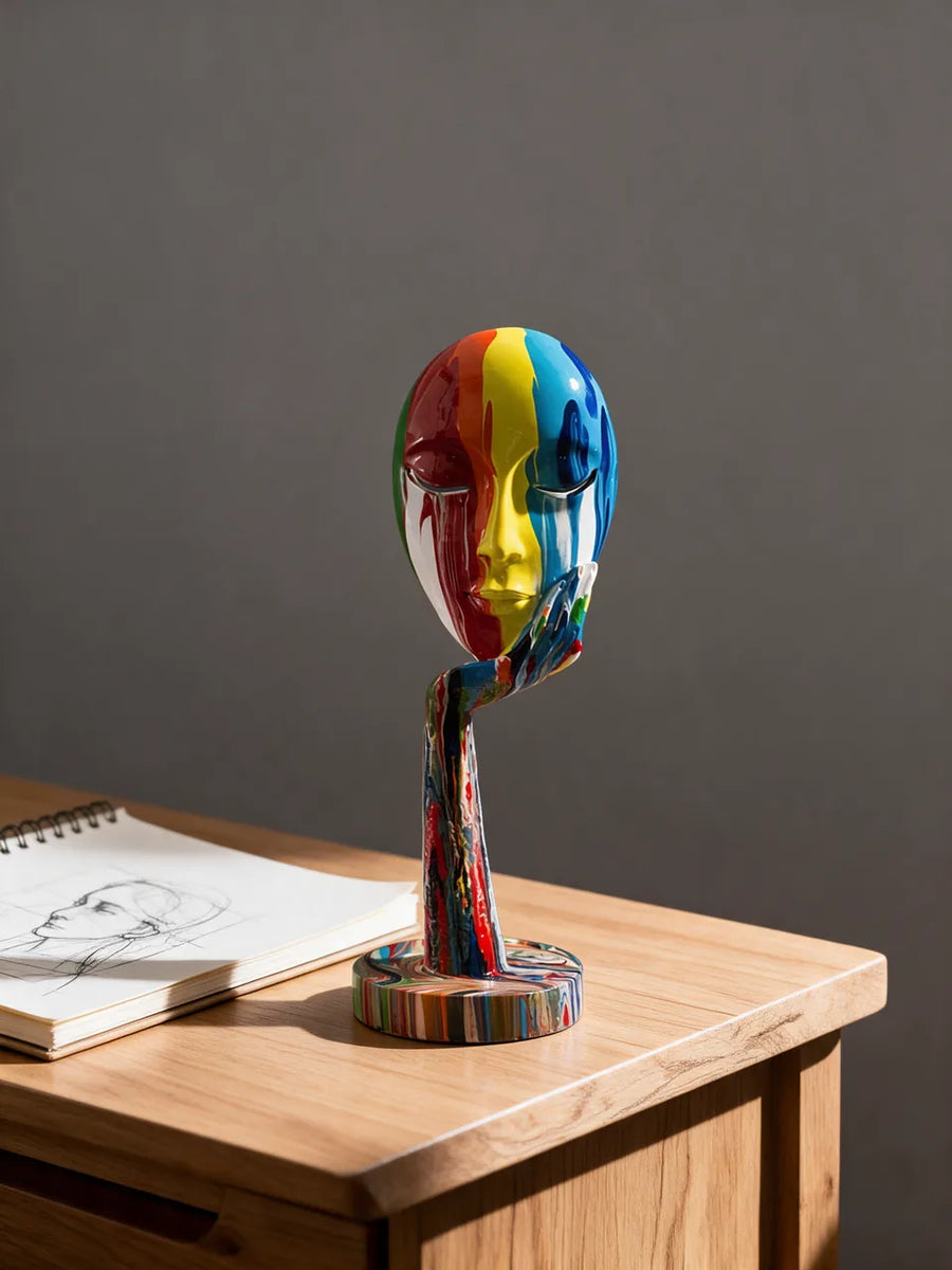 Painted Face: Sur le bureau
