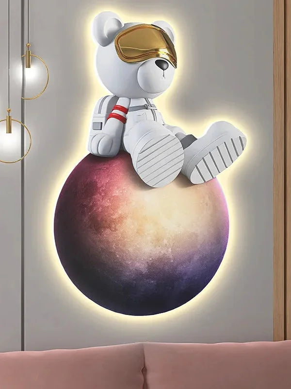 Astro Moon Bear: Dans le salon