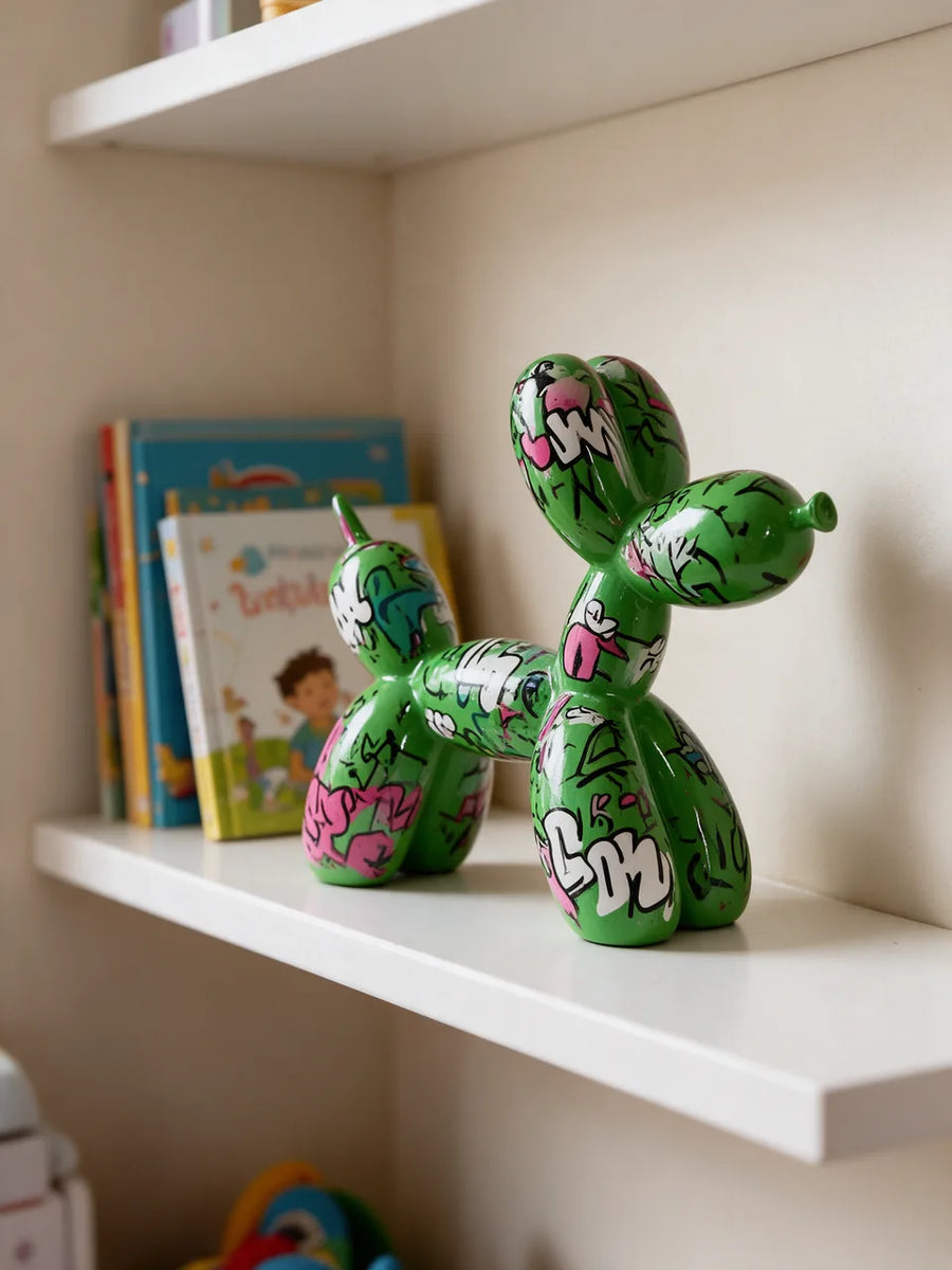 Nordic Balloon Dog: Im Kinderzimmer