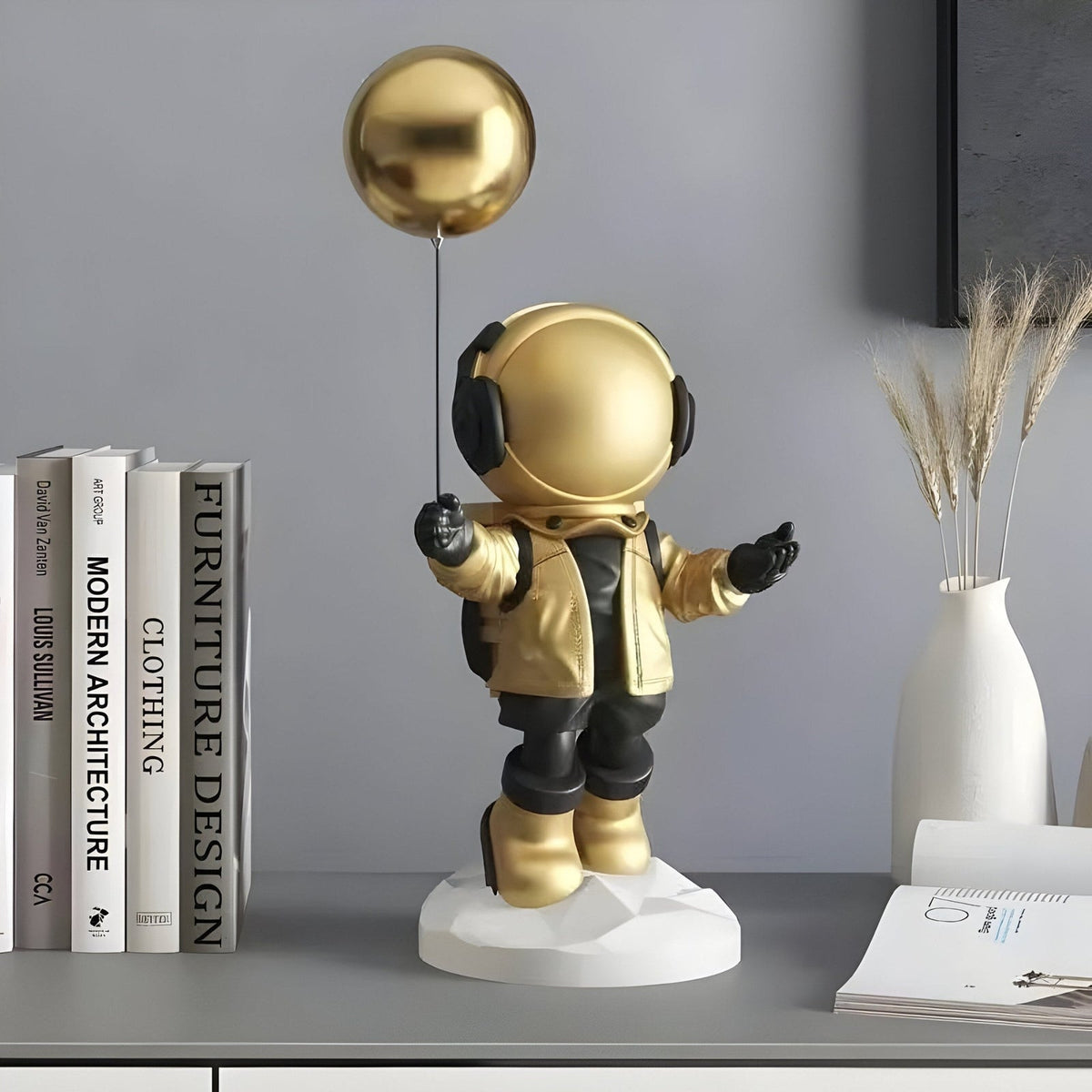 Saluting Astronaut