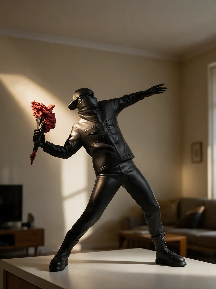 Banksy Flower Thrower