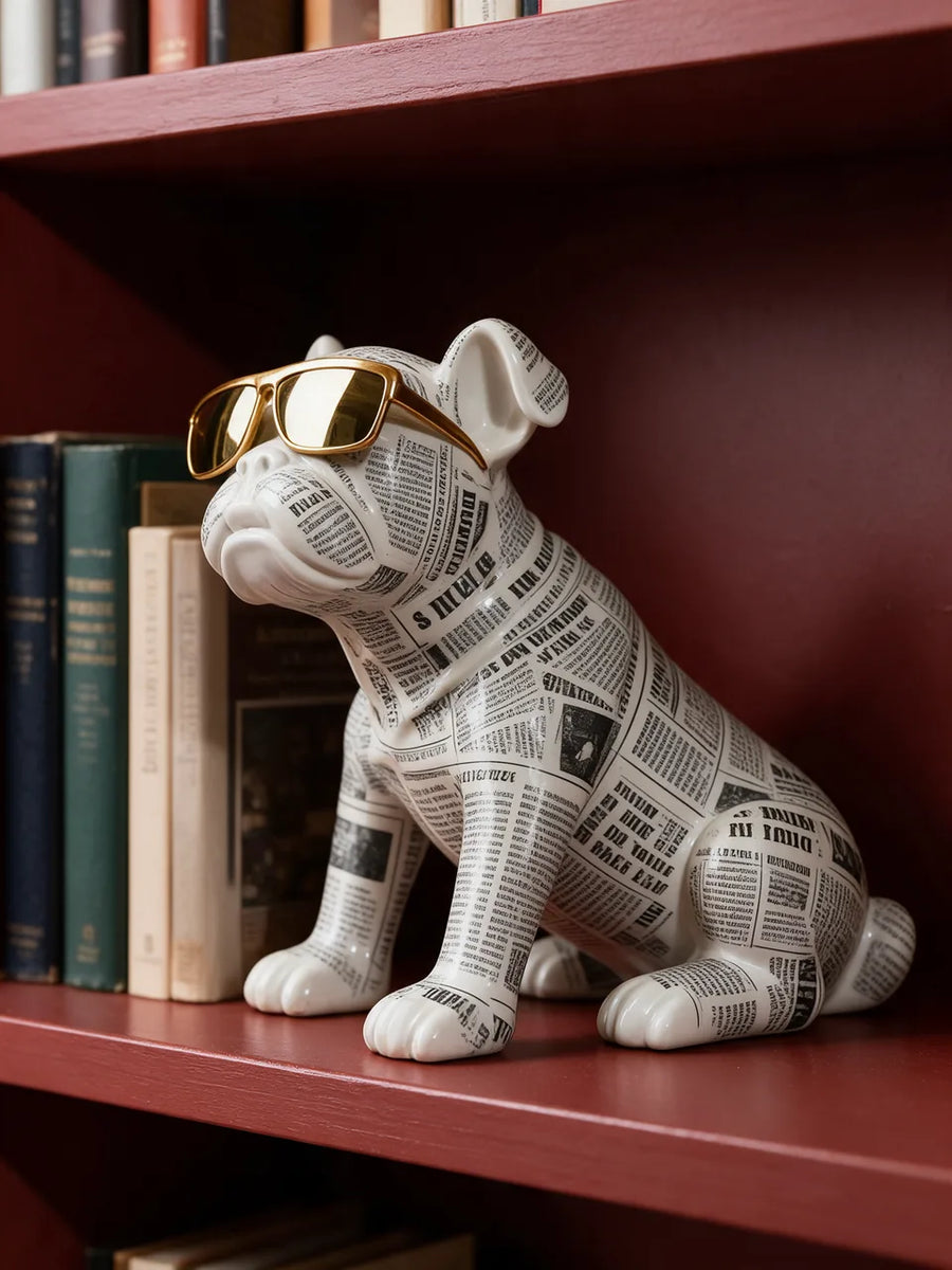 Cool Bulldog: Dans la bibliothèque