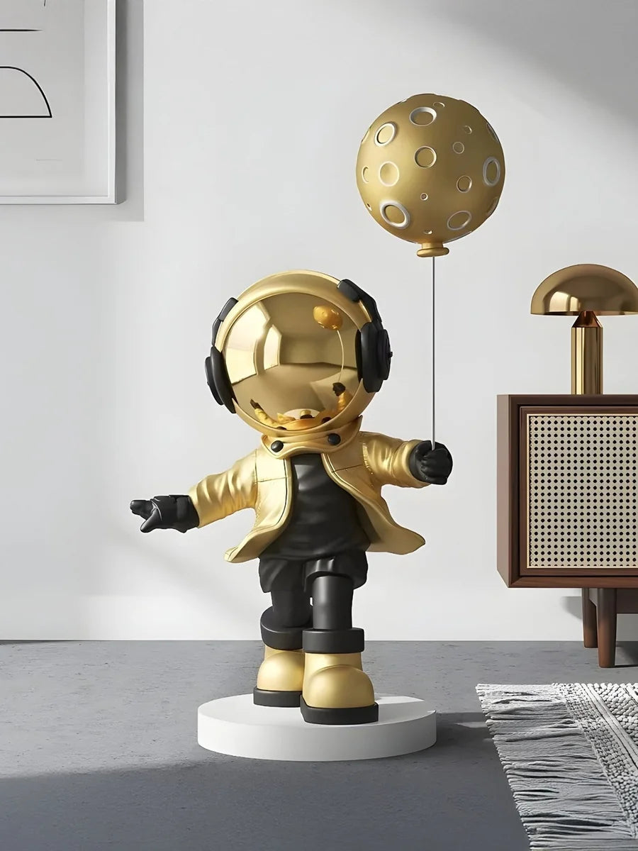 Moon Balloon Astronaut: リビングに