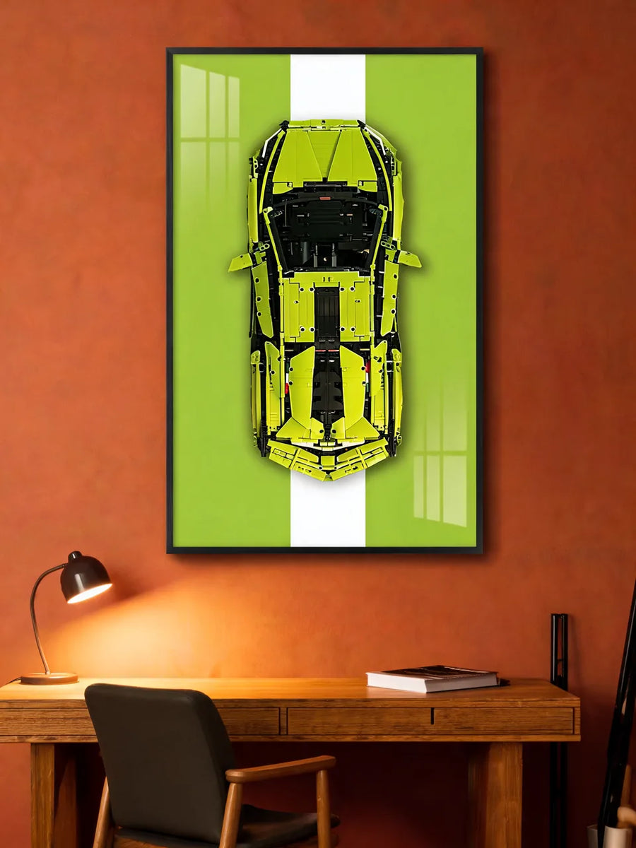 Lambo Supercar: 書斎に