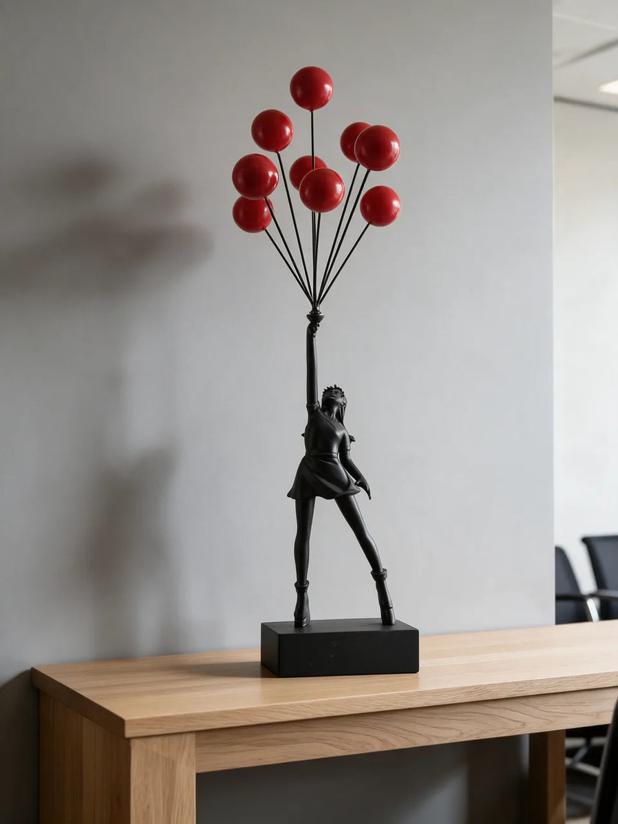 Banksy Balloon Girl: Im Büro