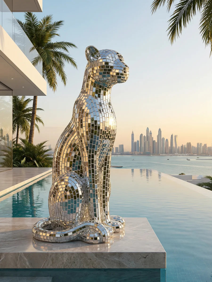 Mosaic Leopard: Im Hotel