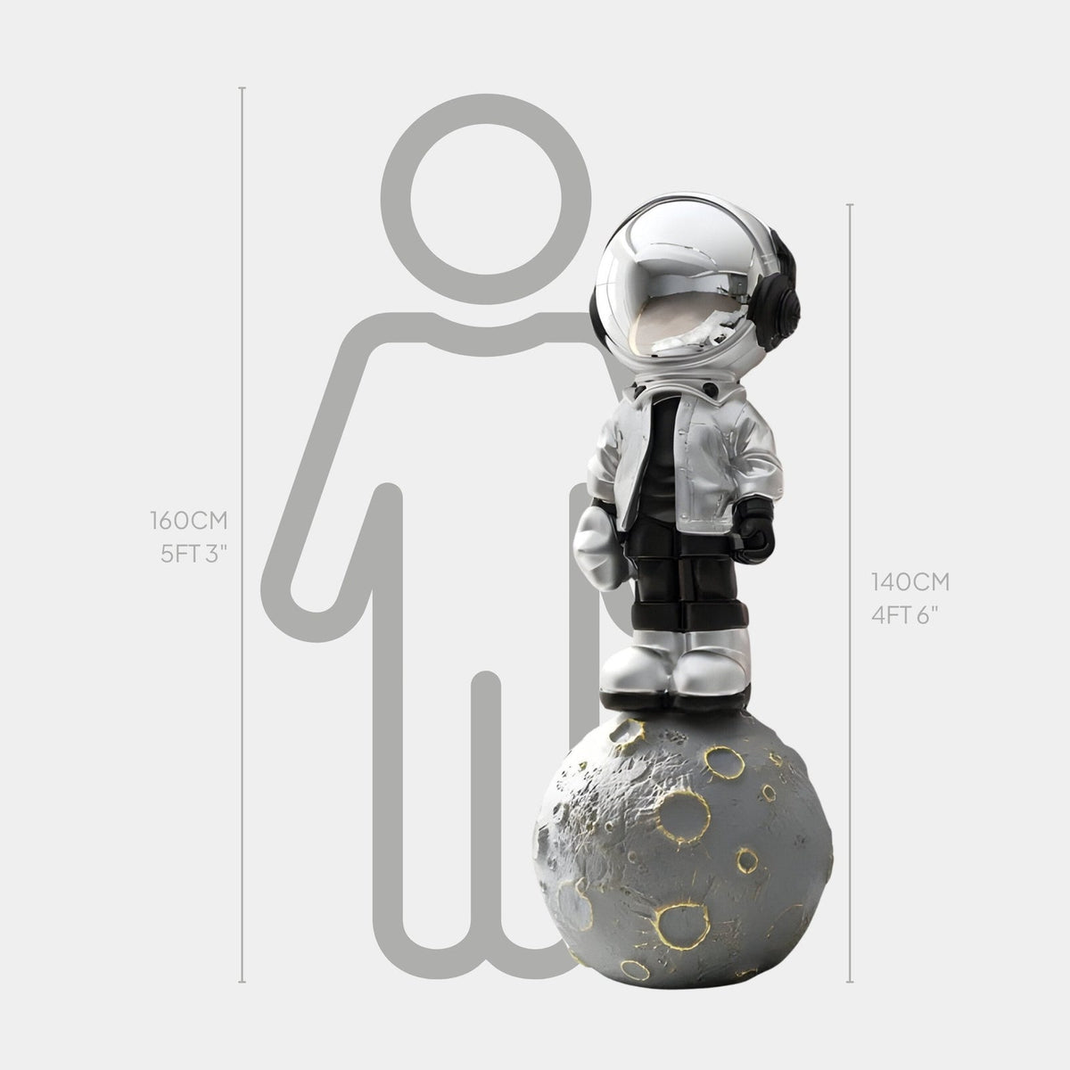 Moon Beats Astronaut