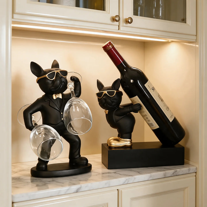 Bulldog Wine Set
