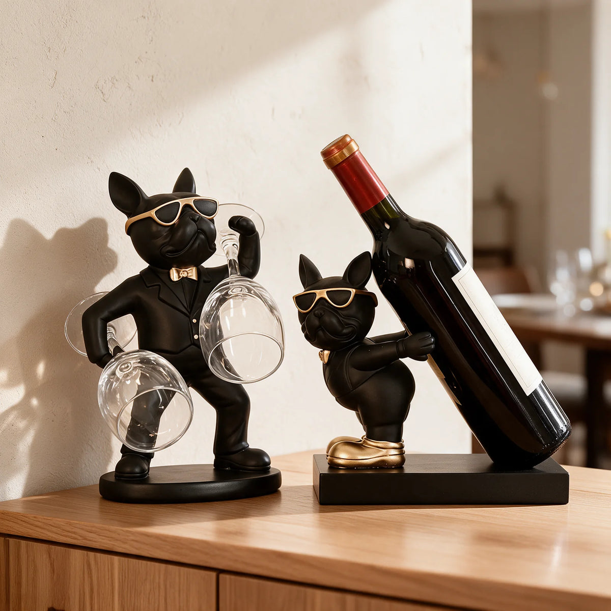 Bulldog Wine Set