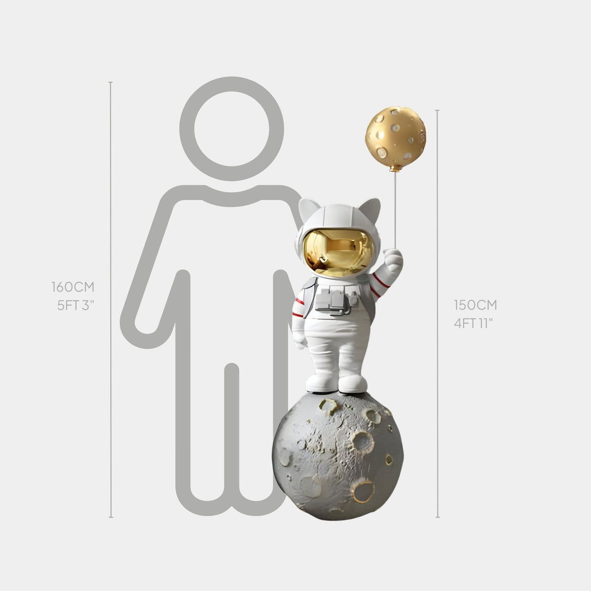 Kitty Moon Astronaut