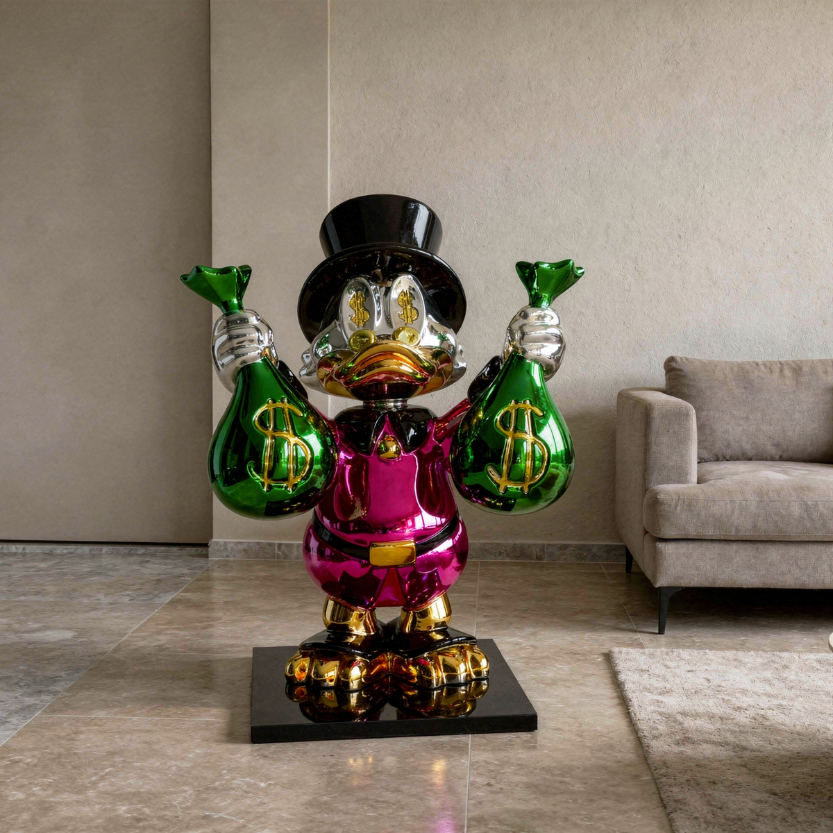 Money Bags Duck 150 cm