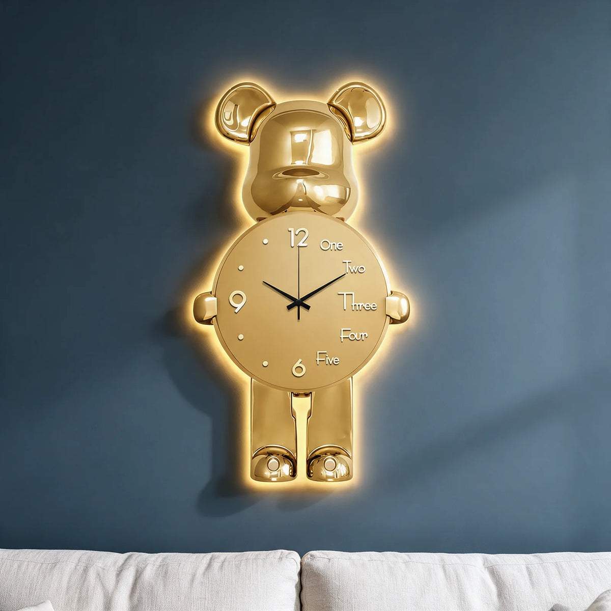 Galaxy Bear Clock