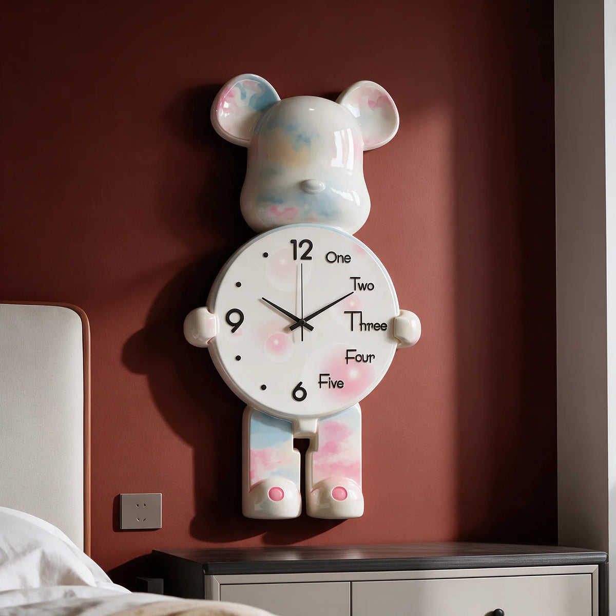 Galaxy Bear Clock