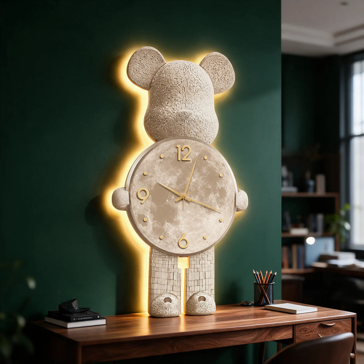 Galaxy Bear Clock