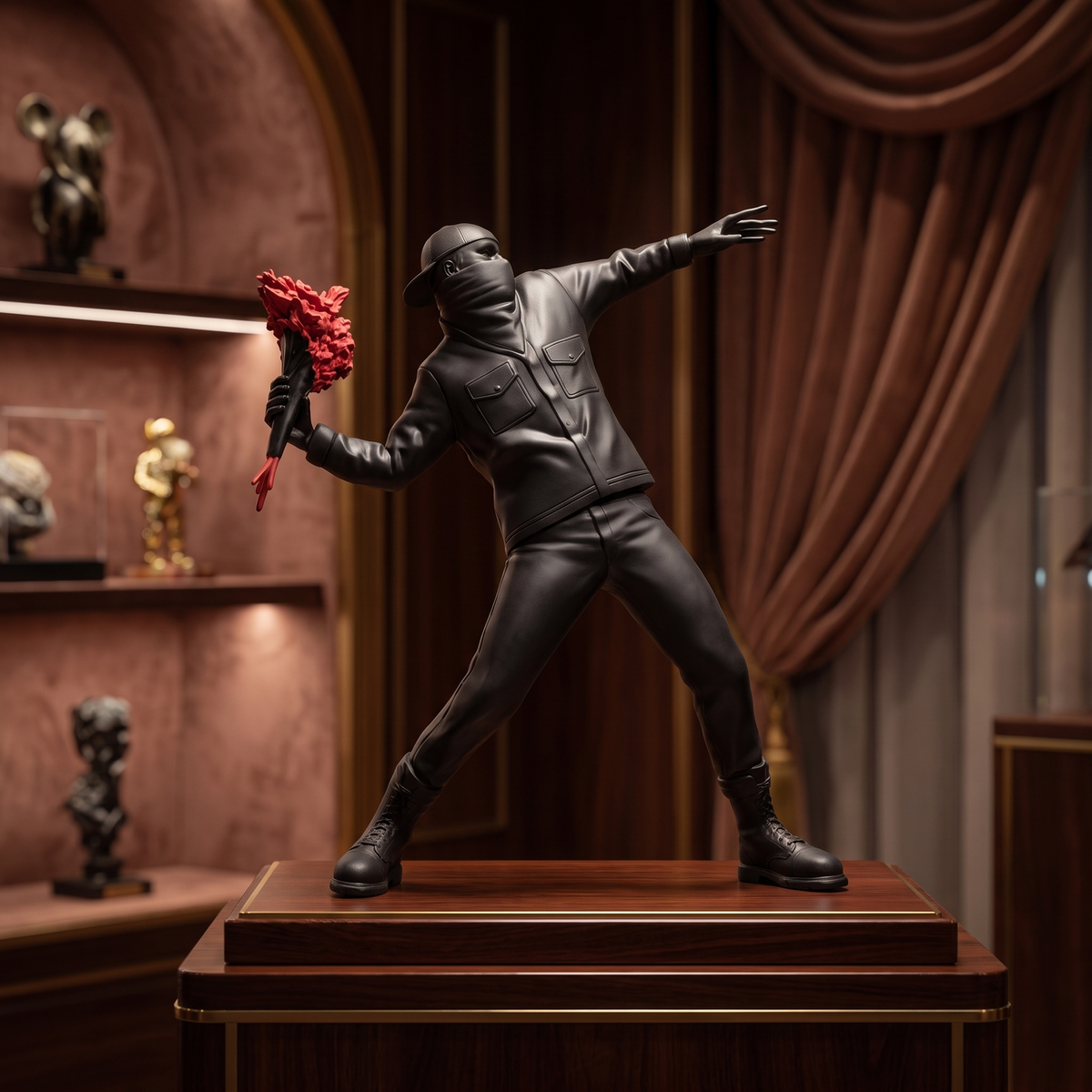 Banksy Flower Thrower