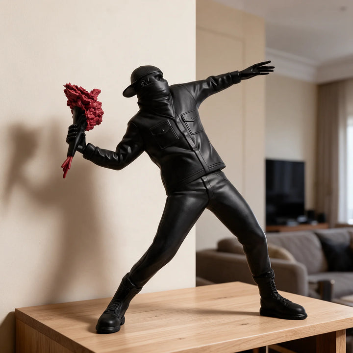 Banksy Flower Thrower