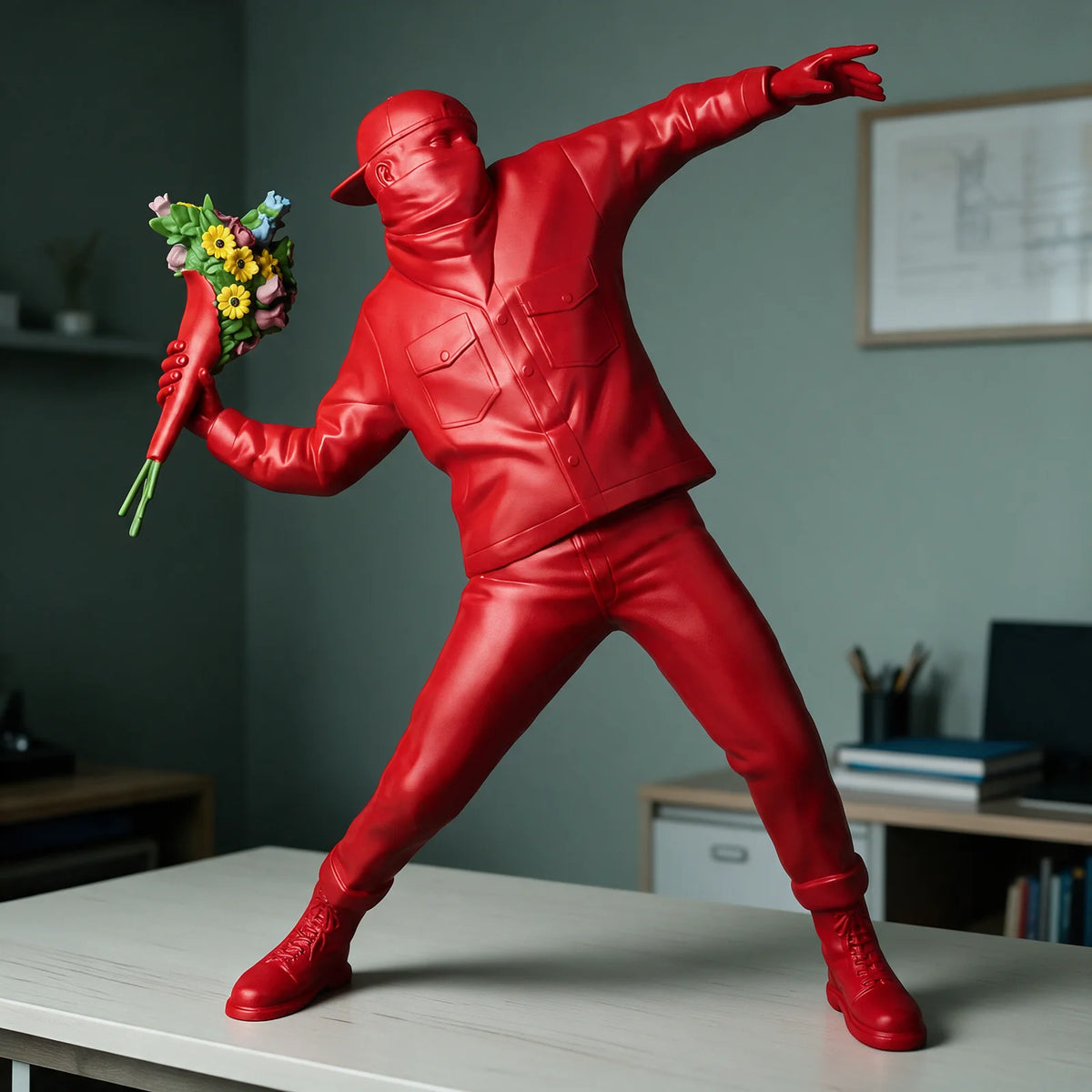 Banksy Flower Thrower