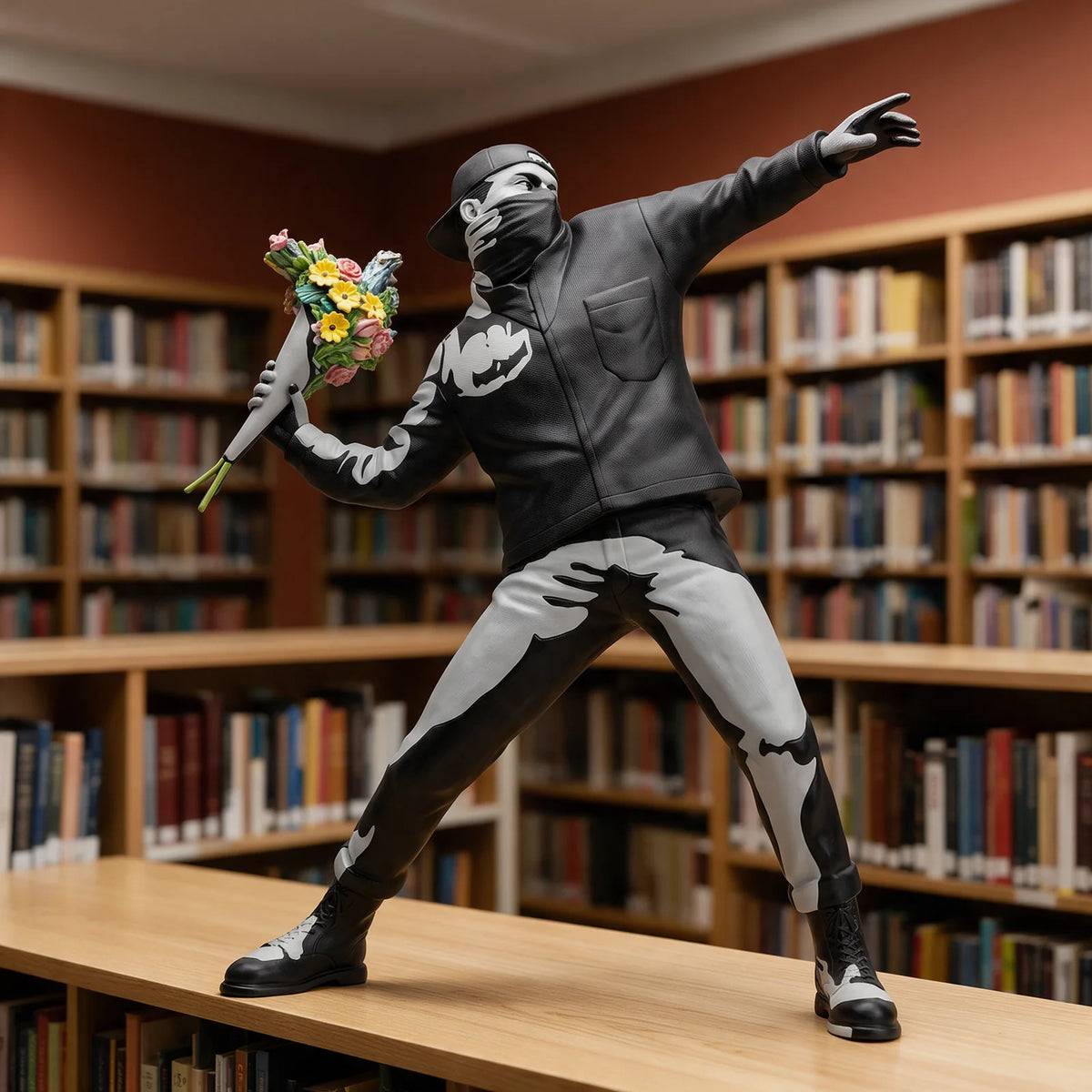 Banksy Flower Thrower