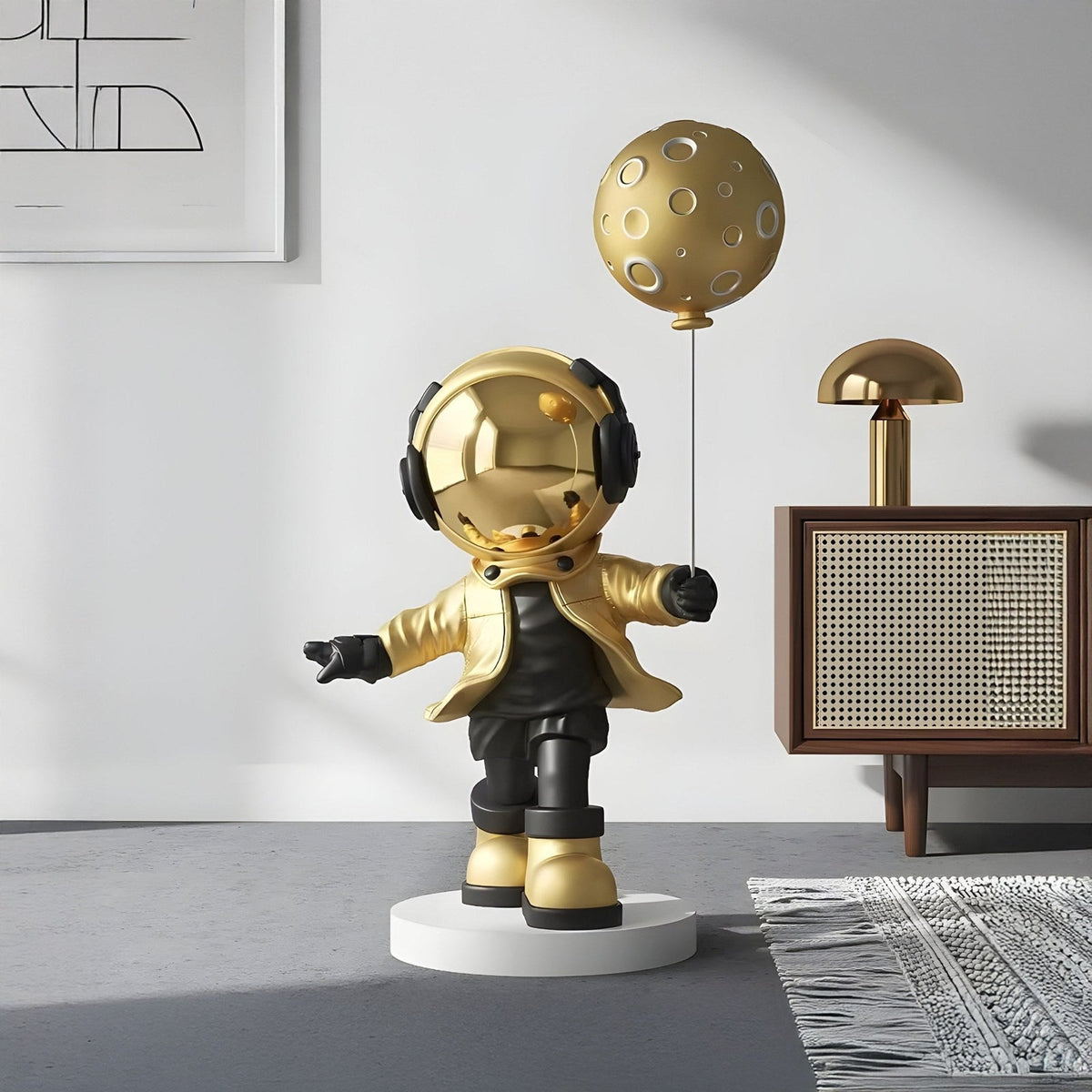 Moon Balloon Astronaut