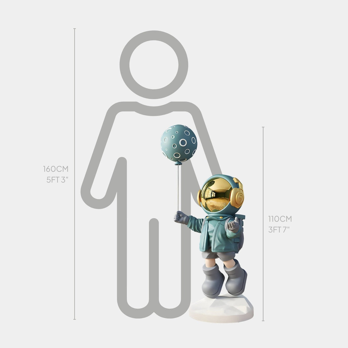 Moon Balloon Astronaut