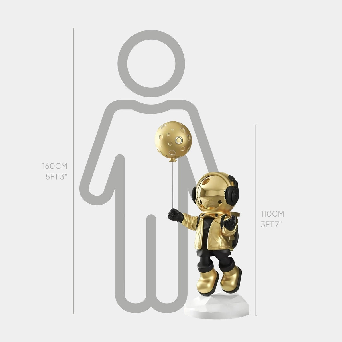 Moon Balloon Astronaut