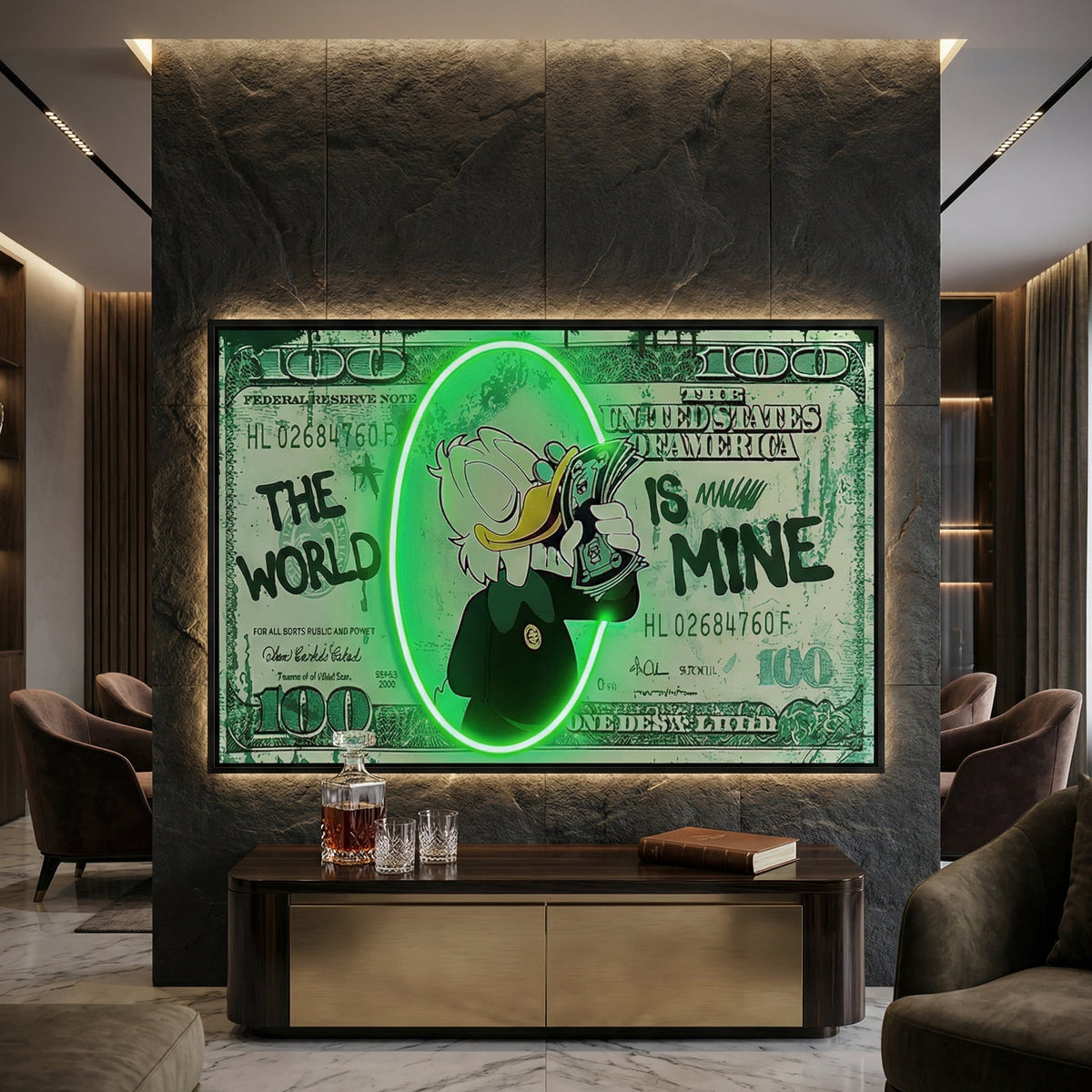 Billionaire Duck Neon