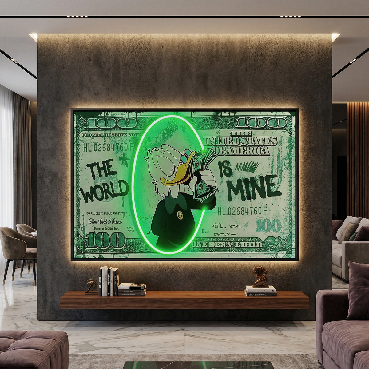 Billionaire Duck Neon