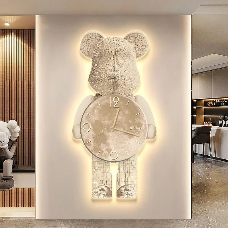 Superhero Bear Clock